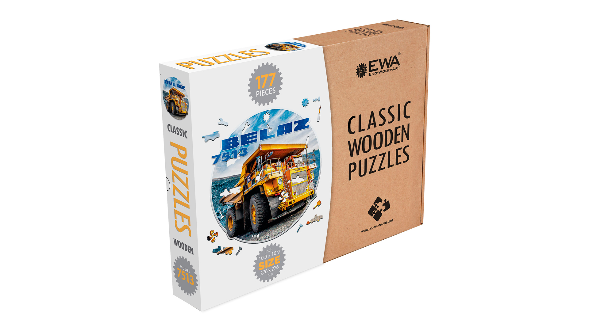 Drevené puzzle – BELAZ7513