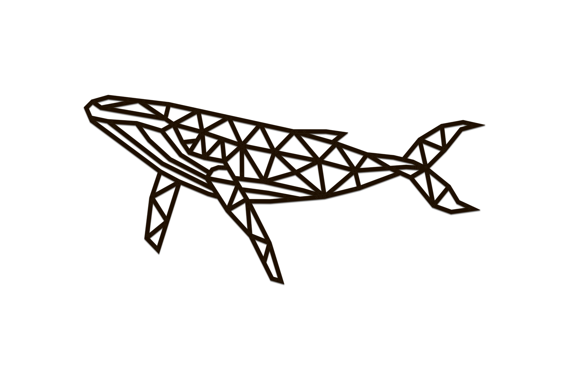 Drevené puzzle – veľryba