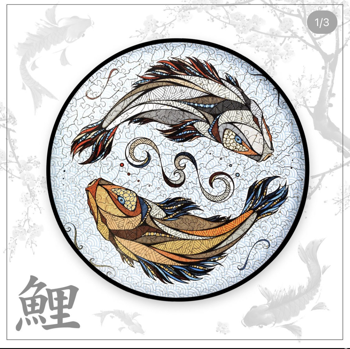 Drevené puzzle – ryby 