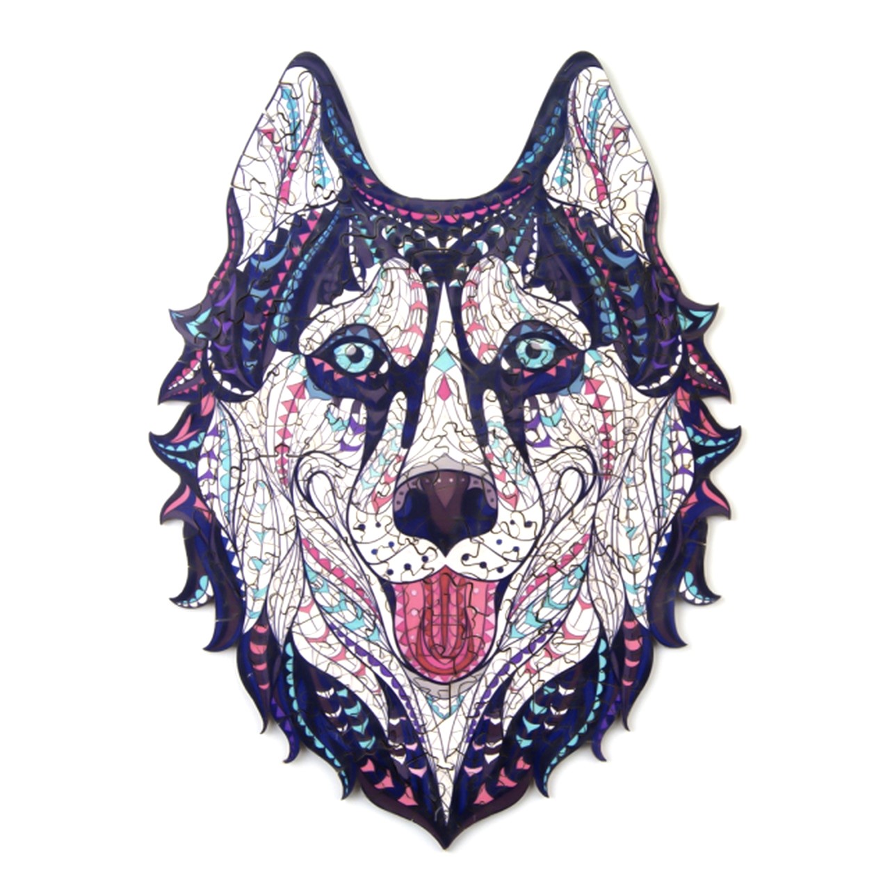 Drevené puzzle - HUSKY