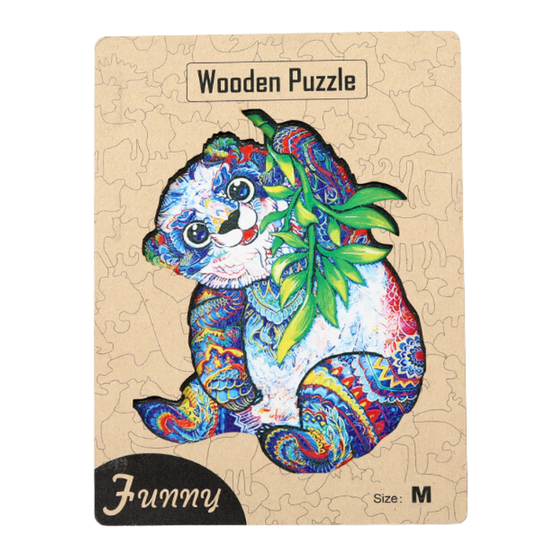 Drevené puzzle - PANDA