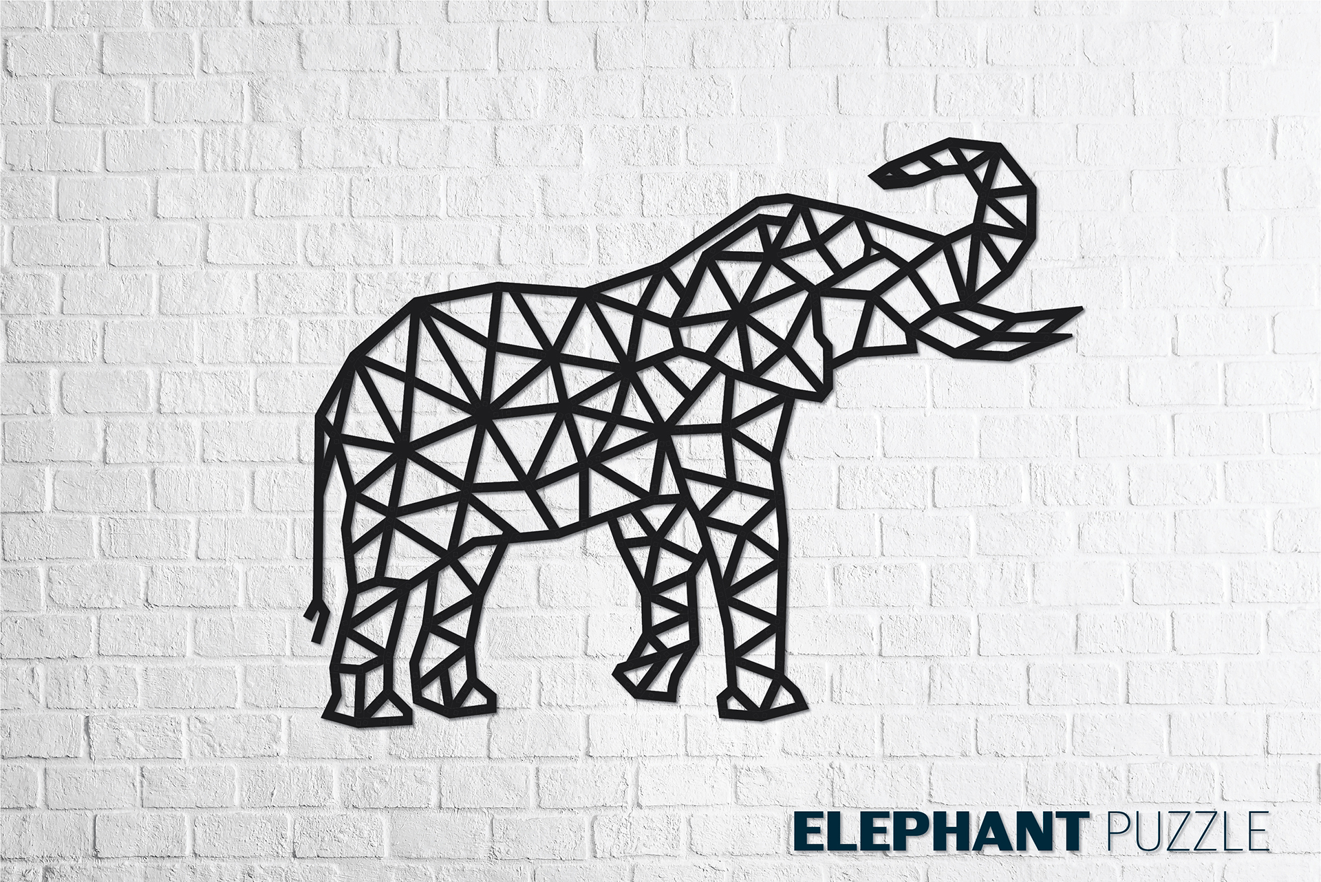 Nástenné puzzle – Slon