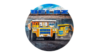 Farebné drevené puzzle BELAZ